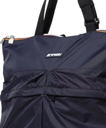 Kway Noam borsa maxi shopper trasformabile in zaino, blue depth