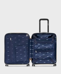 Kway Eudoxie Logo trolley bagaglio a mano da cabina 55 cm blue