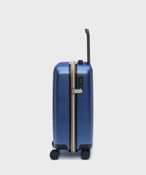 Kway Eudoxie Logo trolley bagaglio a mano da cabina 55 cm blue