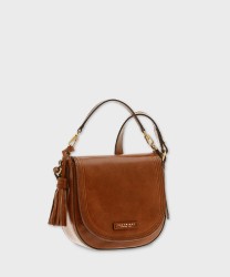 The Bridge Pearl District borsa Crossbody in pelle marrone