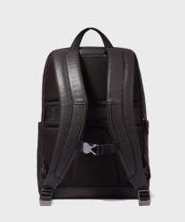 Piquadro Black Square 15.6" laptop backpack with anti-theft cable