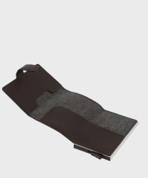 Piquadro Black Square compact wallet 6+2cc e banconote in pelle