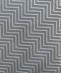 Missoni three-fold silk tie with a cerulean blue zigzag pattern