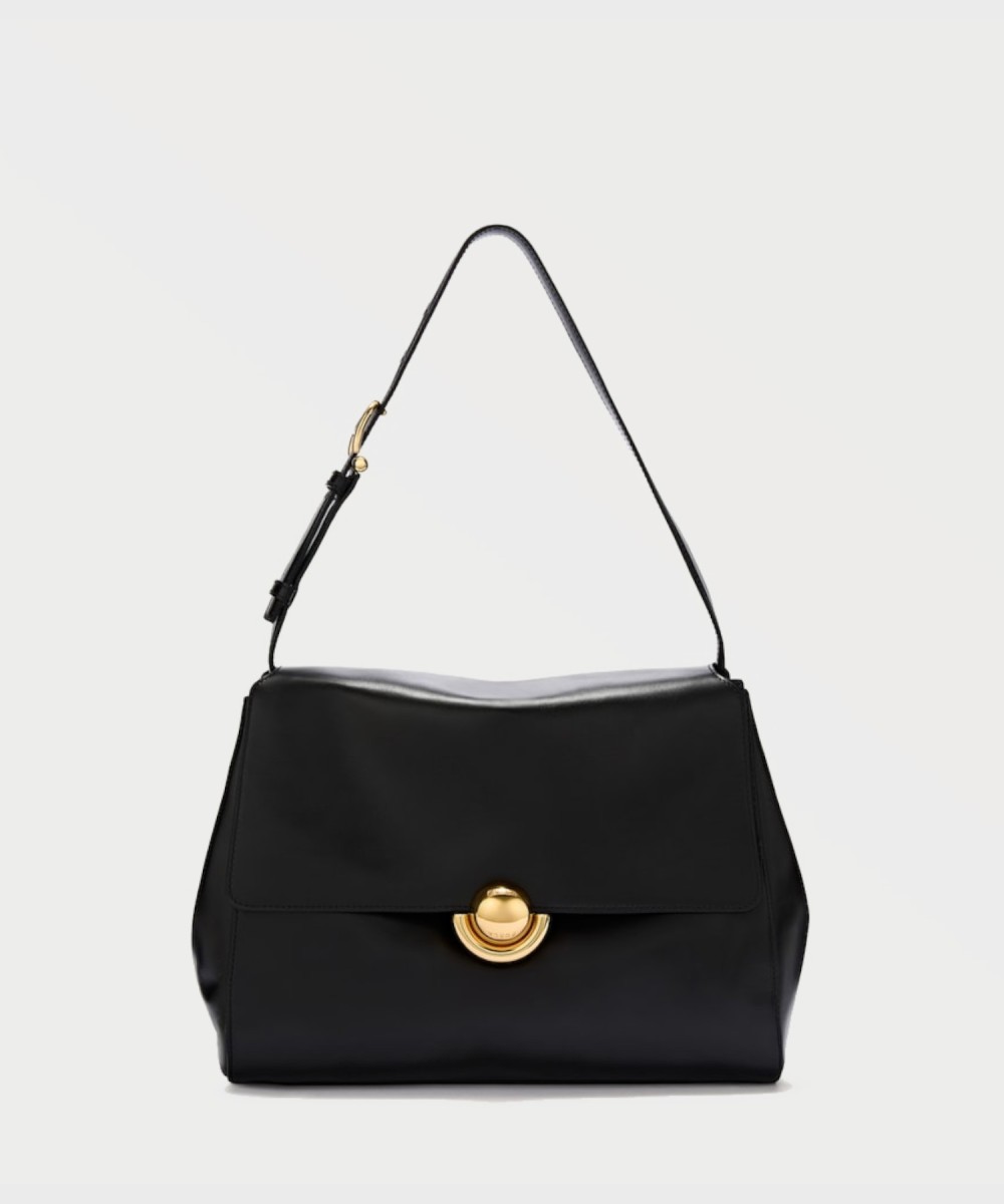 Furla Domus borsa a spalla in pelle nera