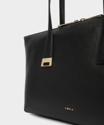 Furla Olivia borsa a spalla in pelle nera