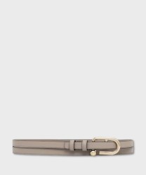 Furla Nuvola cintura a fascia in pelle beige linen