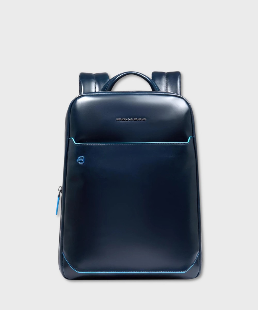 Piquadro Blue Square expandable 14" laptop...
