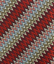 Missoni cravatta a tre pieghe in seta a zig zag bicolore grigio