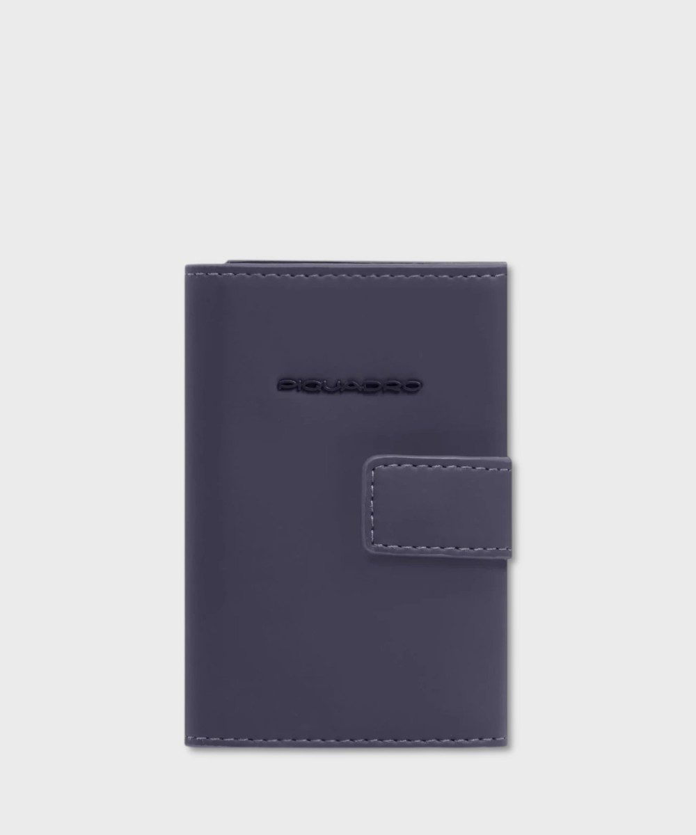 Piquadro Corner C2OW compact wallet 6+2 cc and...