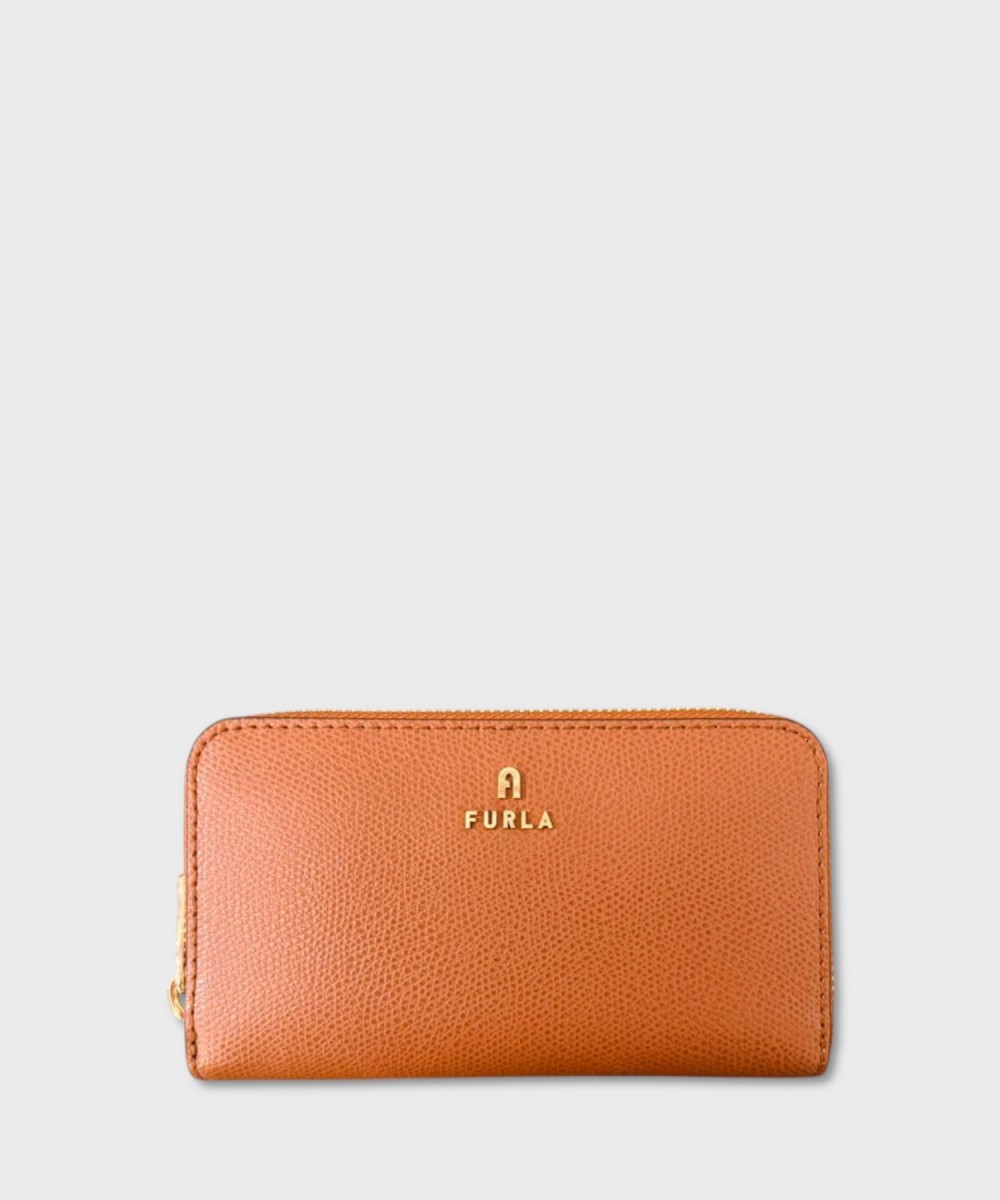 Furla Camelia portafogli con zip in pelle...