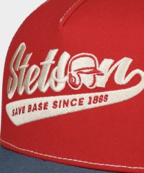Stetson Baseball Match trucker hat, red blue