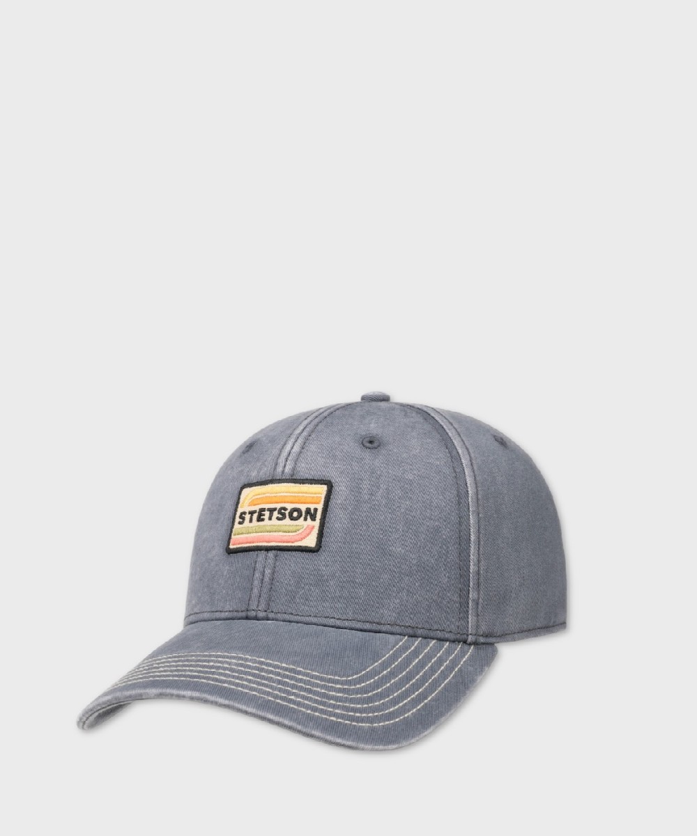Stetson cotton baseball hat, grey