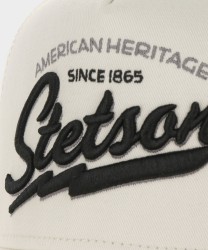 Stetson cappello trucker American Heritage Classic, white