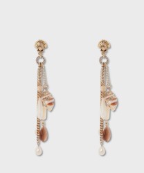 Sodini Maresia long earrings, white gold