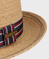 Stetson Player Golf straw hat in natural straw with