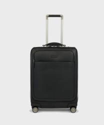 Piquadro Modus Special 55cm cabin trolley in black leather