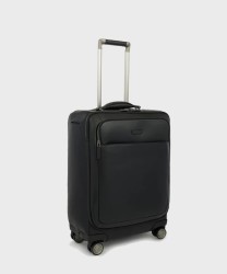 Piquadro Modus Special trolley cabina 55 cm in pelle nero