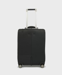 Piquadro Modus Special 55cm cabin trolley in black leather