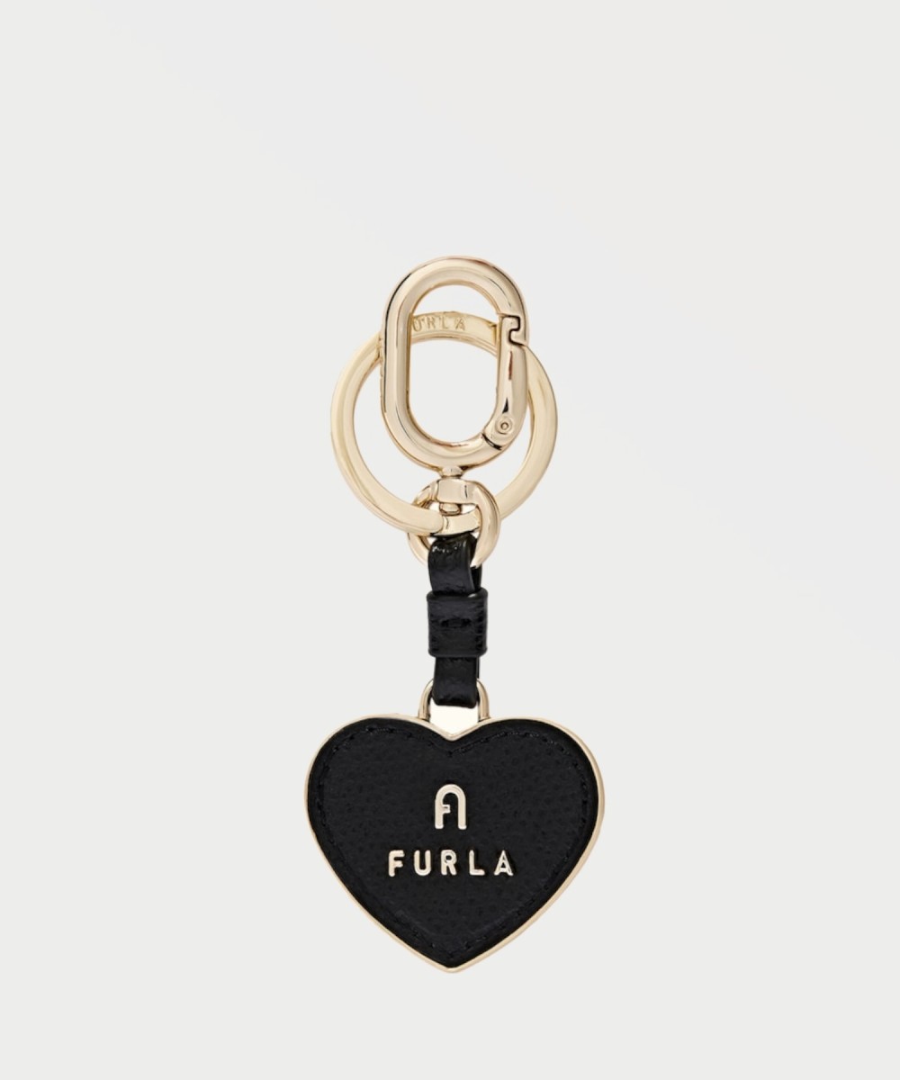 Furla Camelia heart charm portachiavi con cuore...