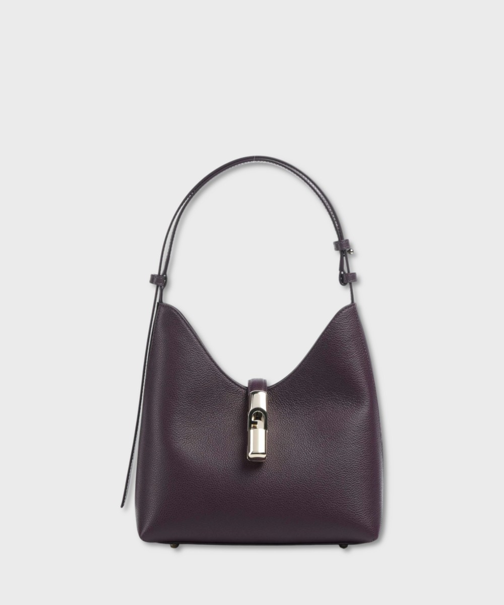 Furla Goccia borsa hobo in pelle viola winter...