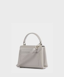 Furla 1927 borsa a mano e a tracolla in pelle grigio stone grey