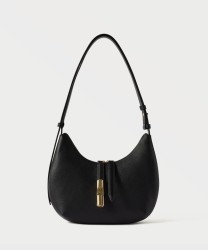 Furla Goccia shoulder bag in black leather
