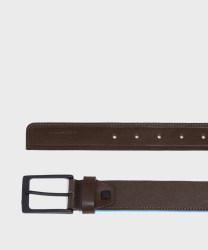 Piquadro Atlas cintura in pelle marrone