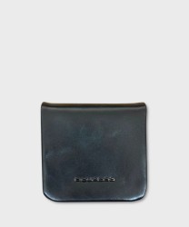 Piquadro Blue Square tacco portamonete a 2 scomparti in pelle nero