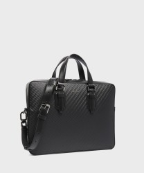 Lancel Paris Charlie cartella porta pc 14'' in pelle nera