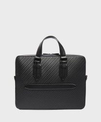 Lancel Paris Charlie cartella porta pc 14'' in pelle nera