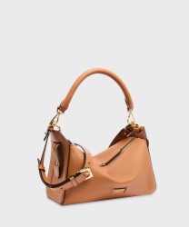 Lancel Paris Louison Leather Hobo Shoulder Bag