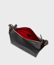 Lancel Paris Louison Leather Hobo Shoulder Bag