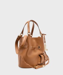 Lancel Paris Premier Flirt Leather Bucket Shoulder Bag