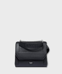 Lancel Paris Ninon borsa a tracolla in pelle nera
