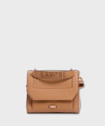 Lancel Paris Ninon borsa a tracolla in pelle camel