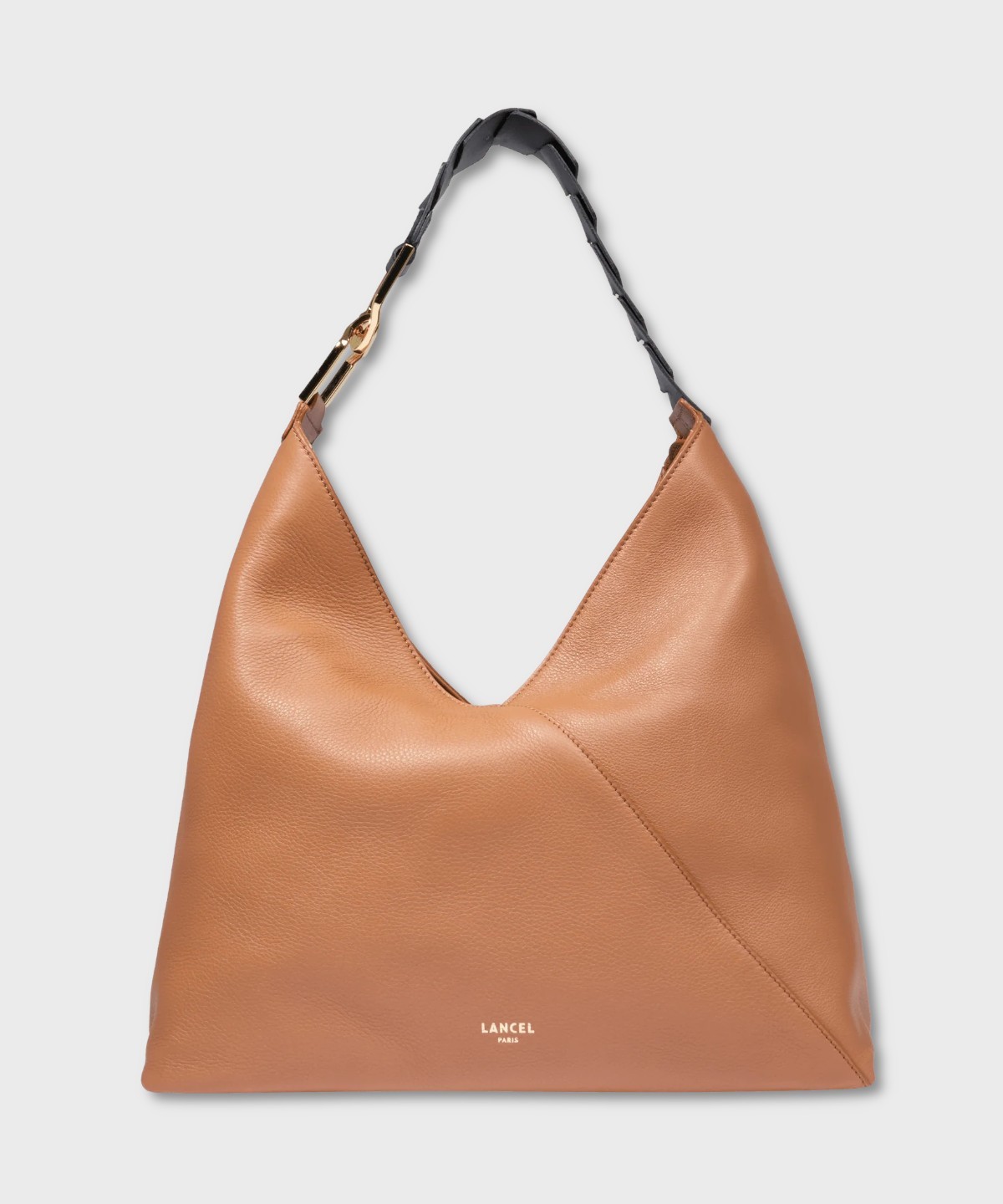 PAGODE LANCEL ZIP HOBO CAMEL/BLACK