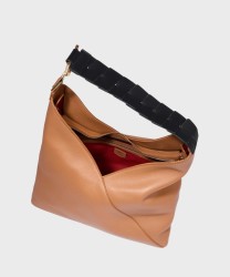 PAGODE LANCEL ZIP HOBO CAMEL/BLACK