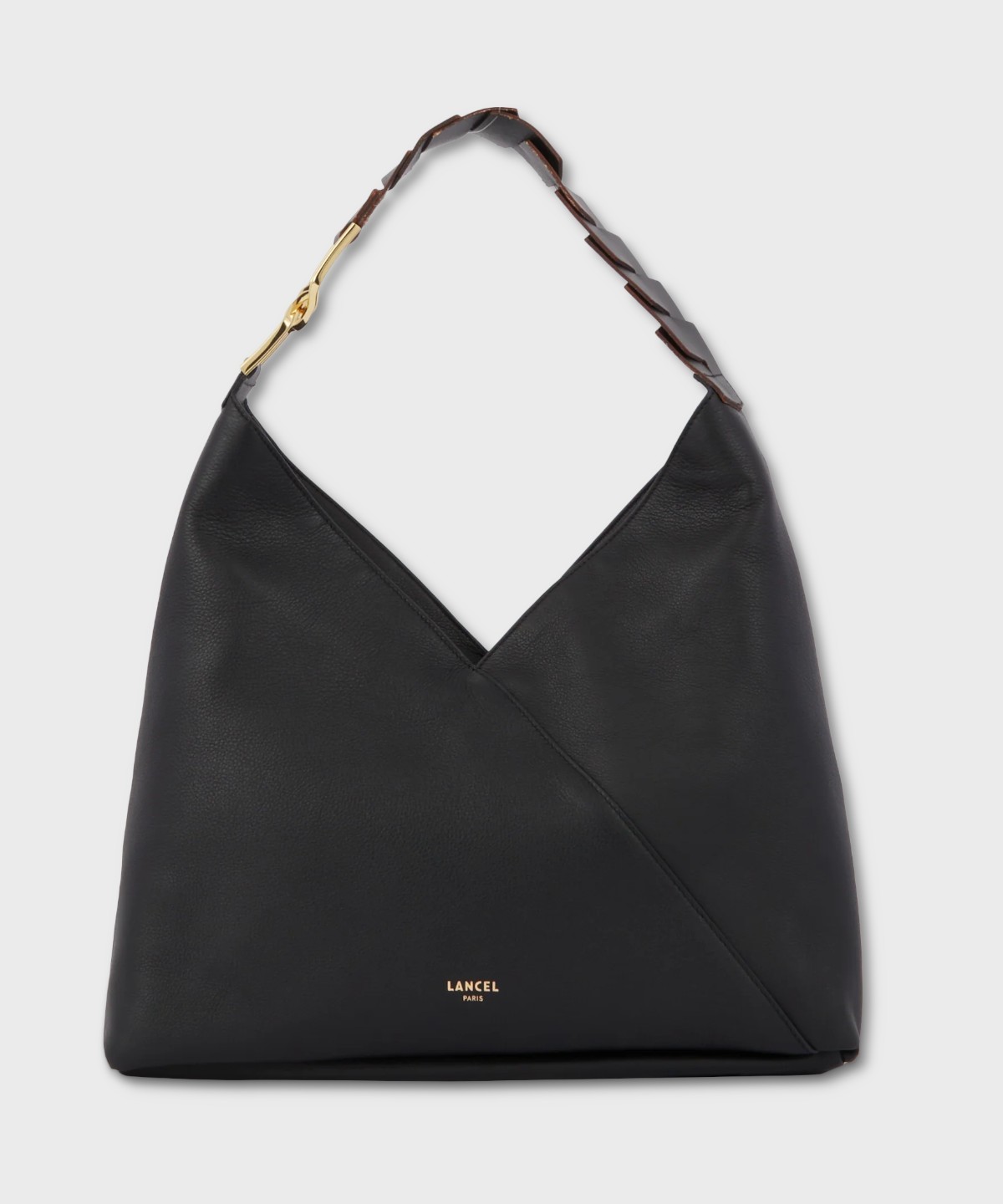 PAGODE LANCEL ZIP HOBO BLACK