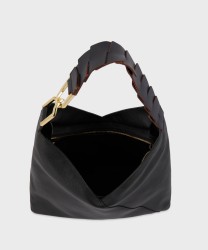 Lancel Paris Pagode Black Leather Shoulder Bag