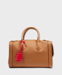 Lancel Paris BCBG Leather Hand and Shoulder Bowling Bag