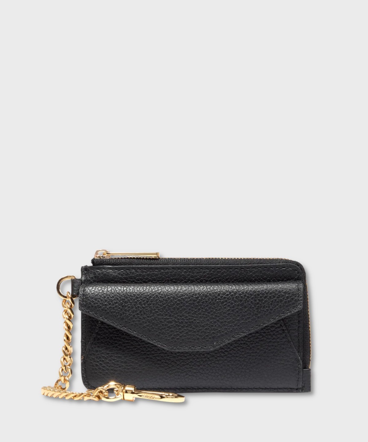 ENVELOPPE DE LANCEL ZIP CARD HOLDER BLACK