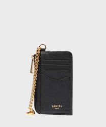 ENVELOPPE DE LANCEL ZIP CARD HOLDER BLACK