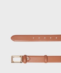Lancel Paris Angèle cintura in pelle camel