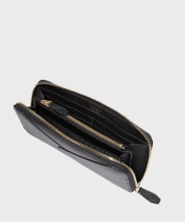 Lancel Paris Enveloppe portafoglio con zip e portamonete in