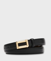 Lancel Paris Angele cintura in pelle nera