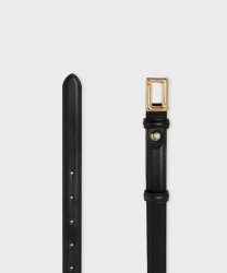 Lancel Paris Angele cintura in pelle nera