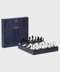 Galise Printworks classic chess scacchiera Art of Chess black legno
