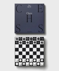 Galise Printworks classic chess scacchiera Art of Chess black legno
