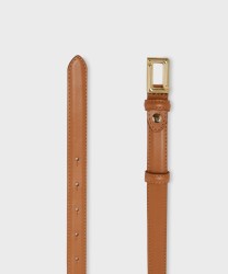 Lancel Paris Angele cintura in pelle camel