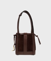 Lancel Paris Elles borsa secchiello a tracolla in pelle e